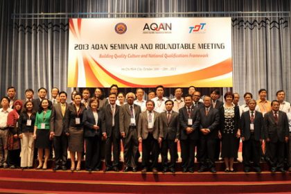 2013 AQAN Seminar and Roundtable Meeting on Building Quality Culture and National Qualifications Framework