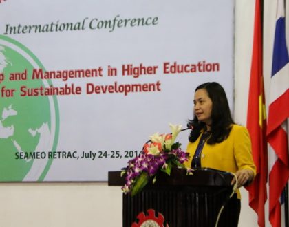 Hội thảo quốc tế về “Lãnh đạo và Quản lý Giáo dục Đại học vì Mục tiêu Phát triển Bền vững”