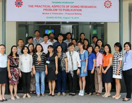 Training Workshop on "The Practical Aspects of Doing Research: Problem to Publication", Module 4 – Publication - Proposal Writing
