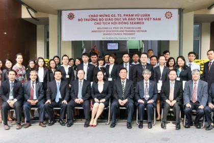 Visit of H.E. Prof. Dr. Pham Vu Luan, SEAMEO Council President cum Minister of Education and Training, Vietnam and the Delegation