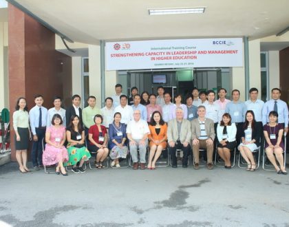 Tập huấn quốc tế về Tăng cường năng lực lãnh đạo và quản lý giáo dục
