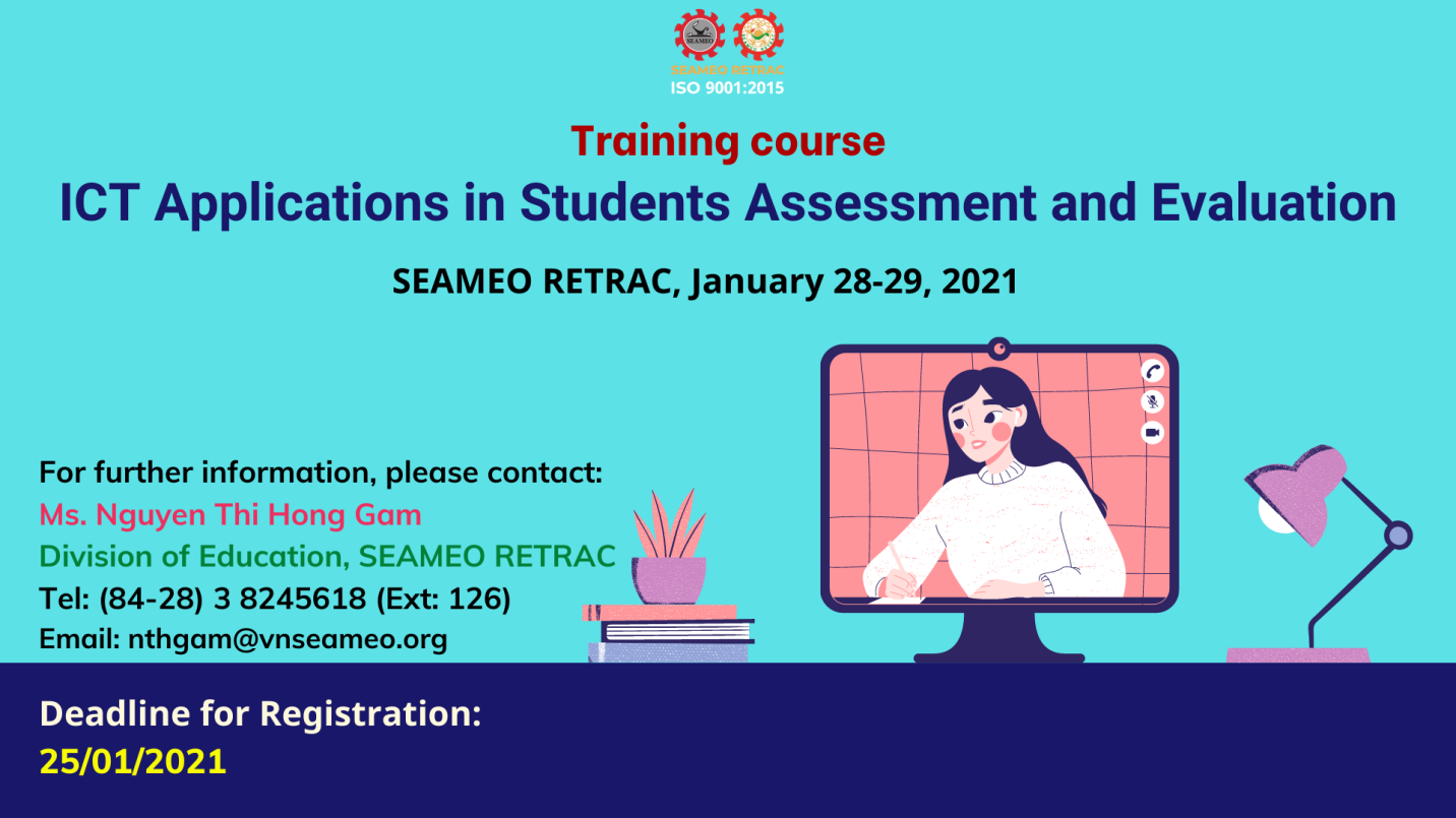 Training course on “ICT Applications in Students Assessment and Evaluation”