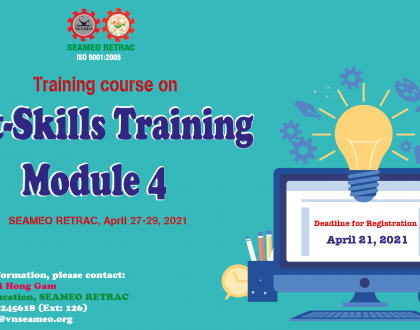 Training course on “Soft-Skills Training – Module 4”, April 27-29, 2021