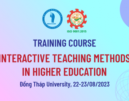 Training course on “Interactive Teaching Methods in Higher Education”