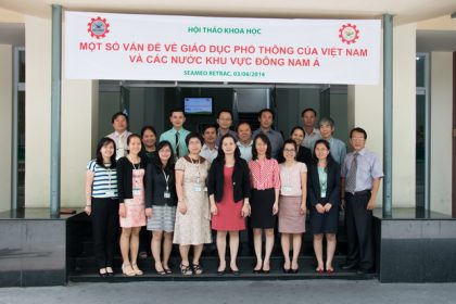 Seminar on “Some Challenges of Basic Education in Vietnam and in some other Southeast Asian Countries”