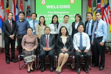 Welcoming the Delegation of High Officials from the Lao PDR Ministry of Education and Sports