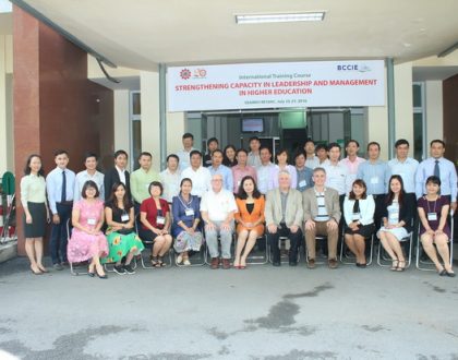 International Training Course on Strengthening Capacity in Leadership and Management in Higher Education