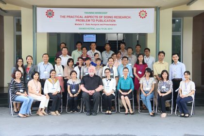 Training Workshop on "The Practical Aspects of Doing Research: Problem to Publication", Module 3 – Data Analysis and Presentation