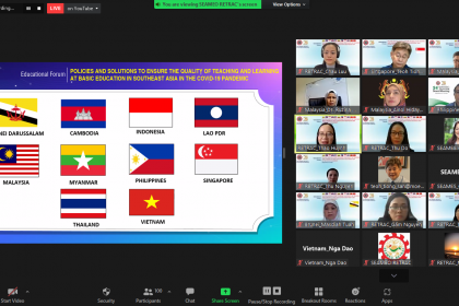 Diễn đàn giáo dục trực tuyến về “Các chính sách và giải pháp đảm bảo chất lượng dạy và học của giáo dục phổ thông ở Đông Nam Á trong Đại dịch COVID-19”
