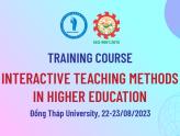 Training course on “Interactive Teaching Methods in Higher Education”