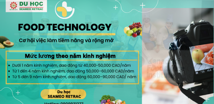 NGÀNH CÔNG NGHỆ THỰC PHẨM TẠI CANADA