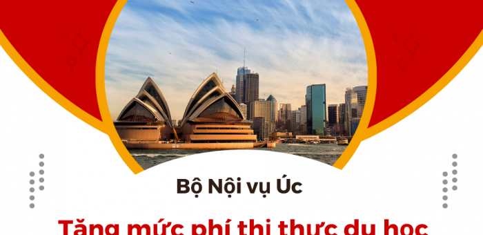 LỆ PHÍ THỊ THỰC DU HỌC ÚC TIẾP TỤC THAY ĐỔI
